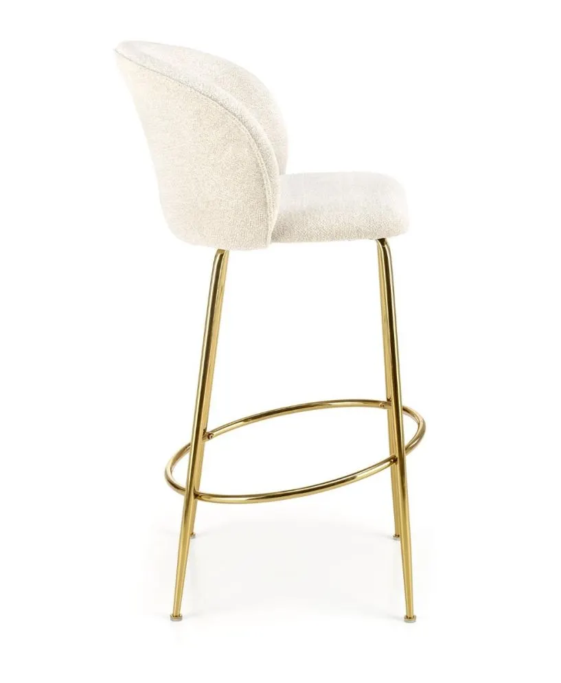 Hoker H-116 kremowy ze złotymi nogami I sklep meblowy MIRAT. styl GLAMOUR