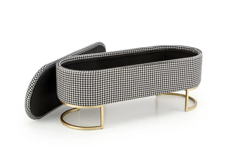 Ławka HARMONY w pepitkę I sklep meblowy MIRAT.