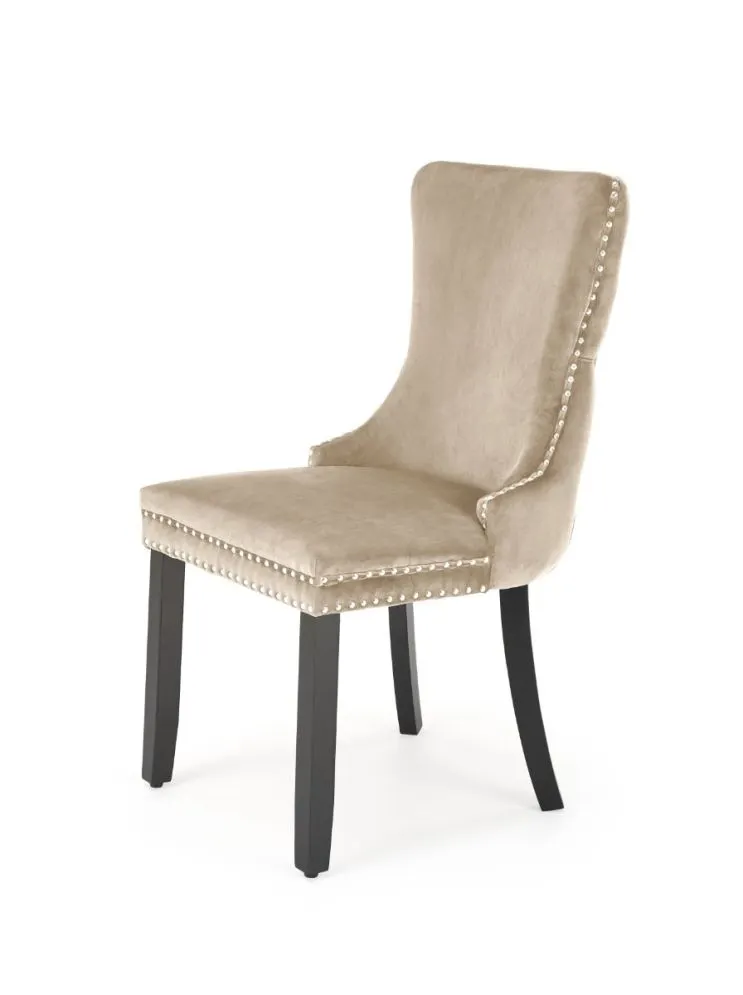 Krzesło tapicerowane ALDA beżowe glamour I sklep meblowy MIRAT. styl GLAMOUR