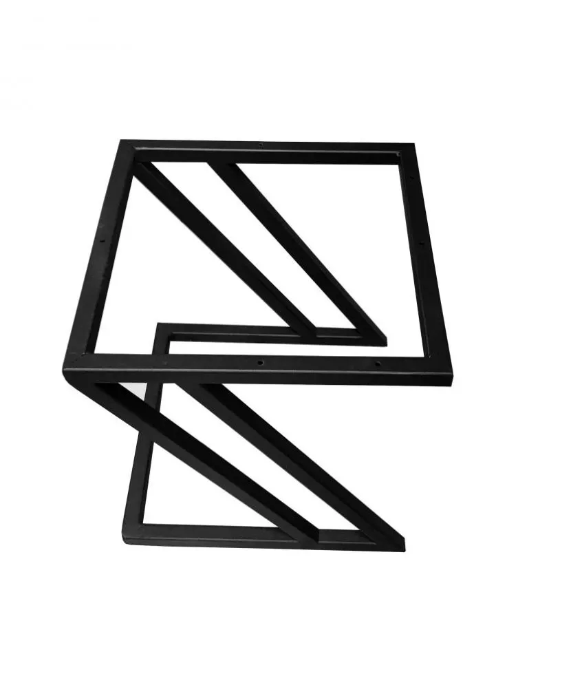 Pufa ZAZU MG VELVET morska na czarnej podstawie | MIRAT. w stylu LOFT kolekcja