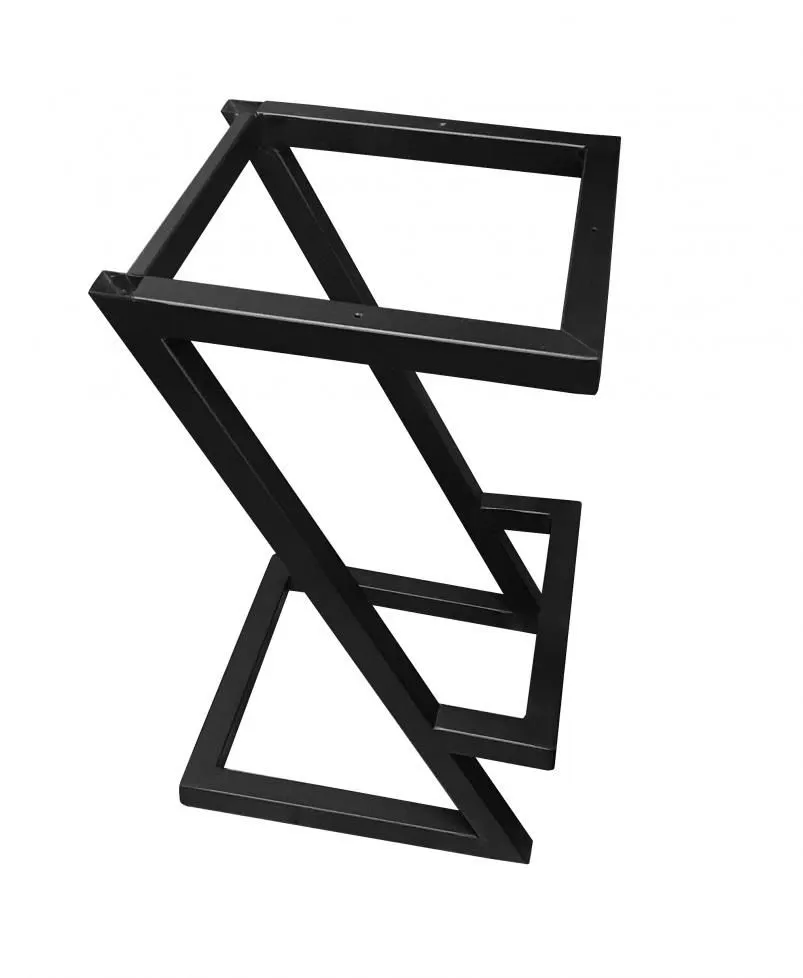 Hoker ZAZU BL VELVET szary tapicerowany aksamitem | MIRAT. w stylu LOFT kolekcja