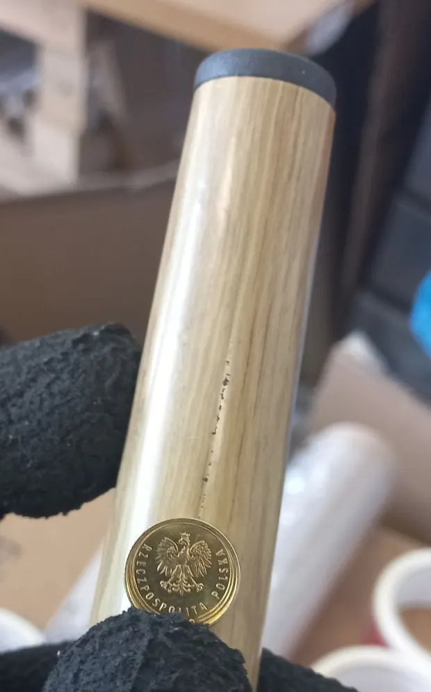 Krzesło CLAUDINE 2 VELVET beżowe/dąb - powystawowe I sklep meblowy MIRAT.