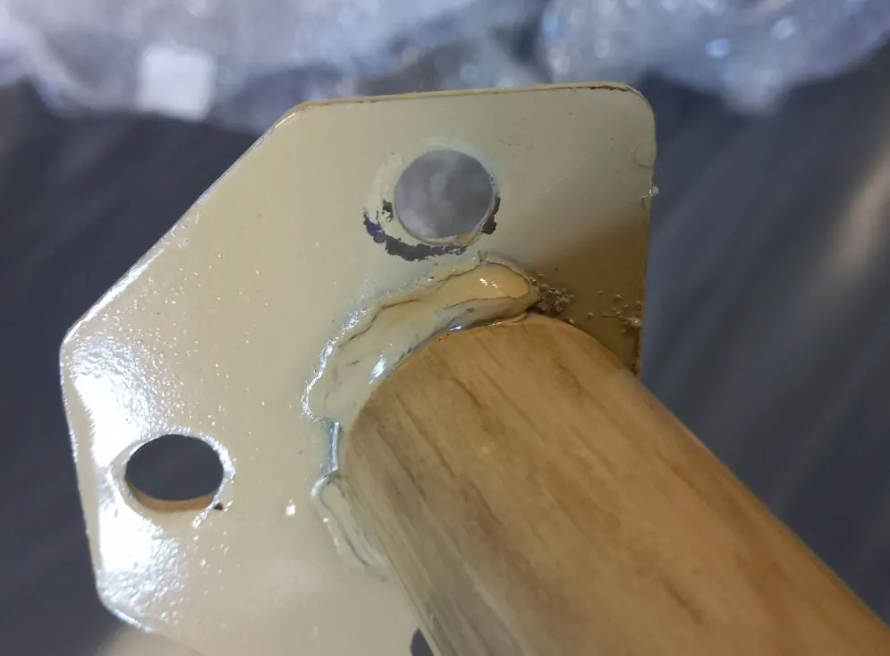 Krzesło CLAUDINE 2 VELVET beżowe/dąb - powystawowe I sklep meblowy MIRAT.