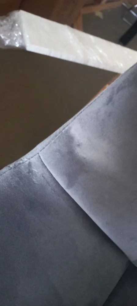 Krzesło tapicerowane MILA D VELVET szare I sklep meblowy MIRAT. styl GLAMOUR