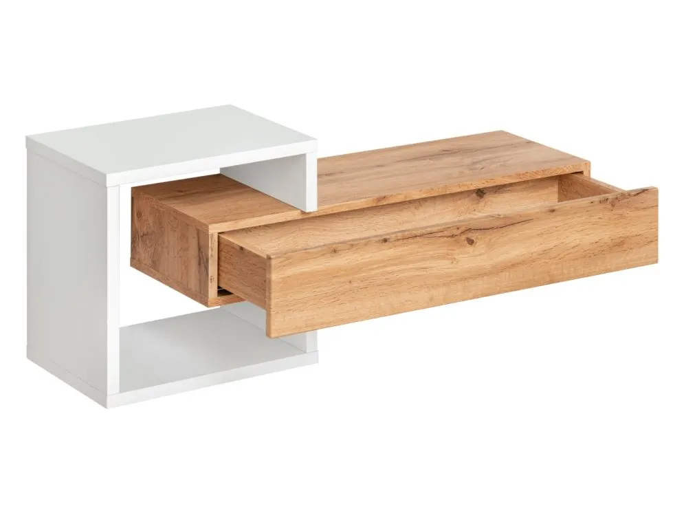 Zestaw mebli do przedpokoju EASY II dąb wotan/biały mat z lustrami I sklep meblowy MIRAT. kolekcja EASY