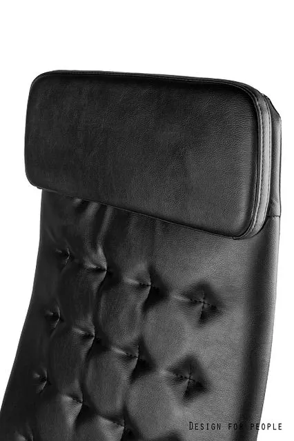 Fotel biurowy ARES czarny/ekoskóra | MIRAT. w stylu  kolekcja