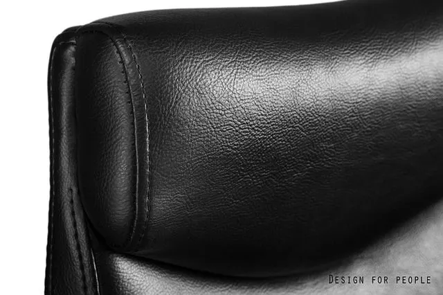 Fotel biurowy BLOSSOM czarny/ekoskóra gabinetowy z ekoskóry | MIRAT. w stylu kolekcja