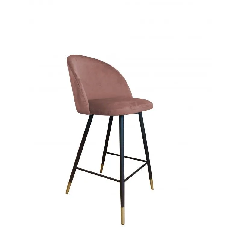 Hoker CLAUDINE VELVET GOLD różowy do kuchni | MIRAT. w stylu kolekcja