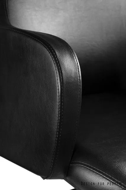 Fotel BLOSSOM SKID czarny biurowy | MIRAT.