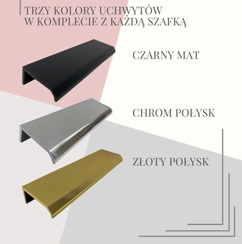 Szafka pod umywalkę BELLA CASHMERE 82-80-2S z blatem 80 cm kaszmir I sklep meblowy MIRAT.