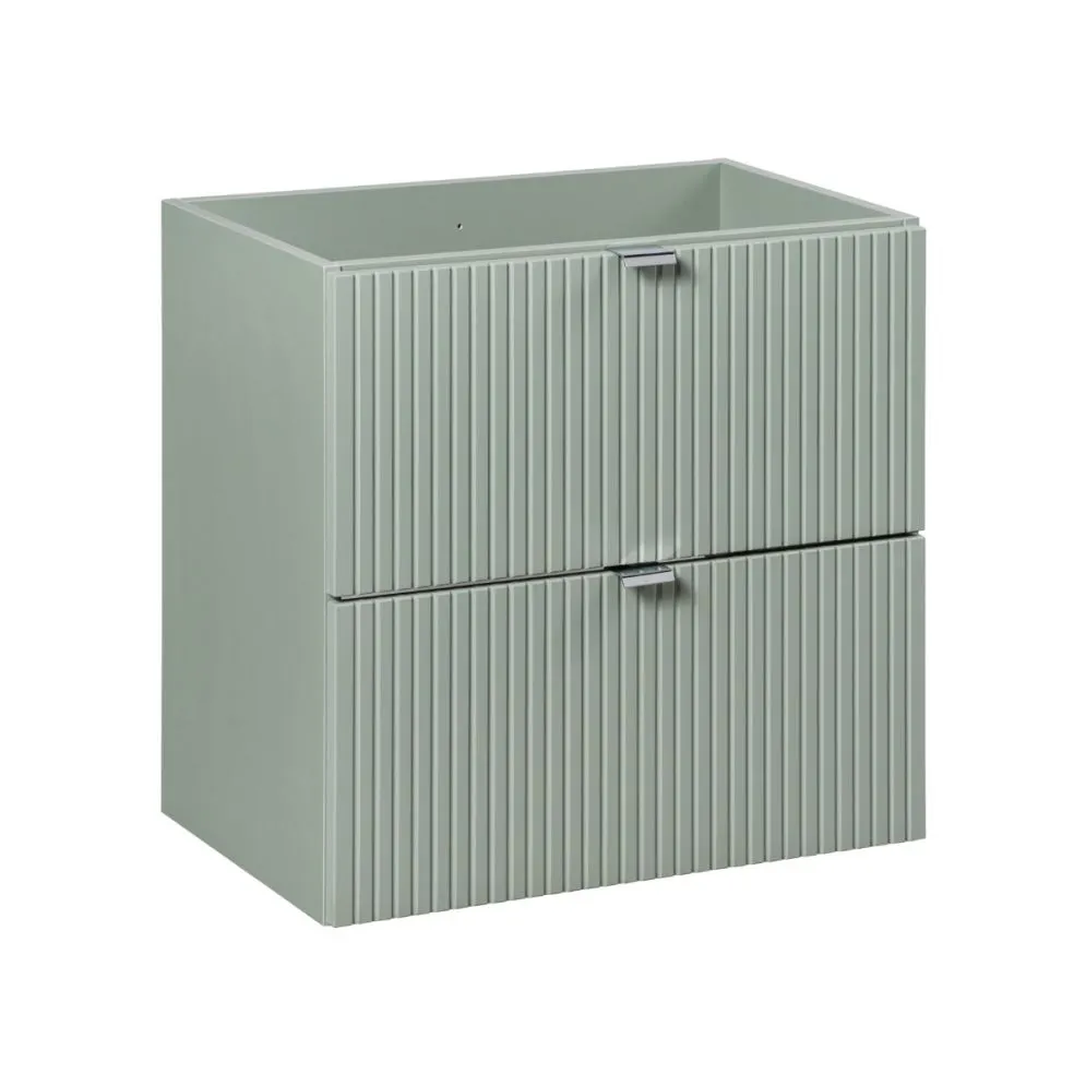 Szafka pod umywalkę LINE REED GREEN D 82-60-2S zielona z szufladami I sklep meblowy MIRAT. styl RYFLOWANY