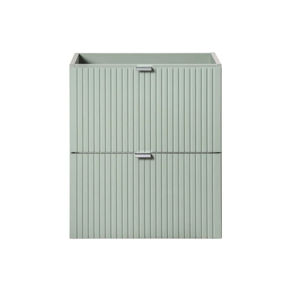 Szafka pod umywalkę LINE REED GREEN D 82-50-2S zielona szałwiowa I sklep meblowy MIRAT. styl RYFLOWANY kolekcja LINE REED GREEN