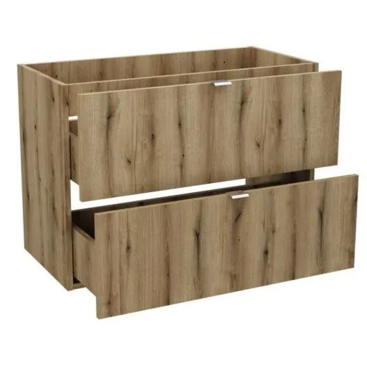 Szafka pod umywalkę NOVA OAK 82-80-2S 80cm dąb coast evoke rustykalna I sklep meblowy MIRAT. styl SKANDYNAWSKI