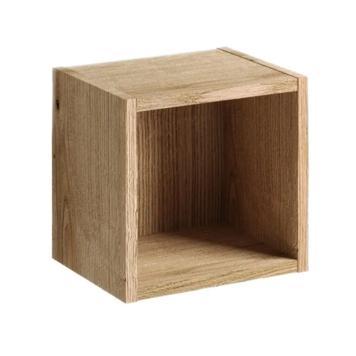 Półka wisząca NOVA OAK 83-27-Q 27x25cm dąb coast evoke w stylu skandynawskim I sklep meblowy MIRAT. styl SKANDYNAWSKI kolekcja NOVA