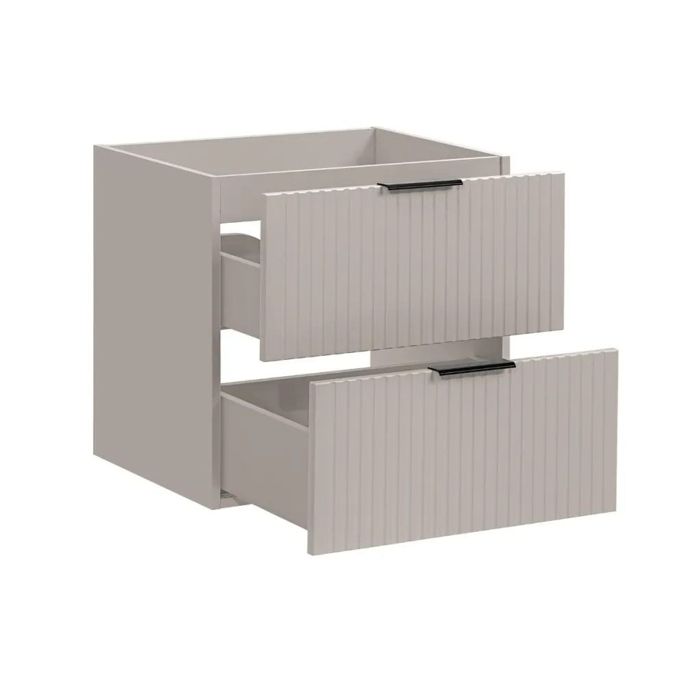 Szafka pod umywalkę ADEL CASHMERE 82-60-2S 60cm kaszmirowa glamour I sklep meblowy MIRAT. styl GLAMOUR, RYFLOWANY kolekcja ADEL