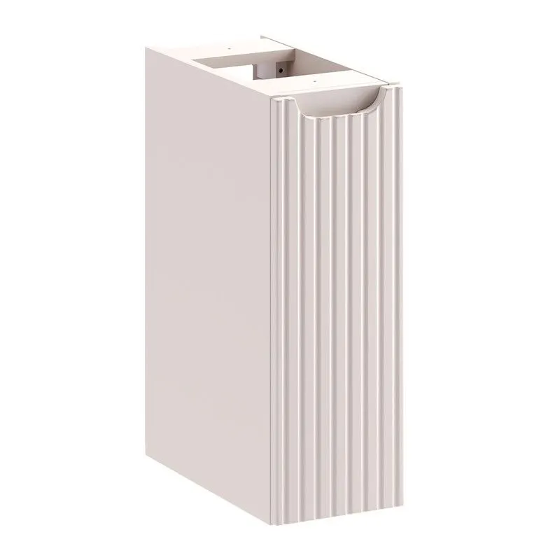 Szafka pod umywalkę nablatową NOVA CASHMERE 80cm kaszmirowa - zestaw 100cm z blatem i CARGO I sklep meblowy MIRAT. styl RYFLOWANY kolekcja NOVA