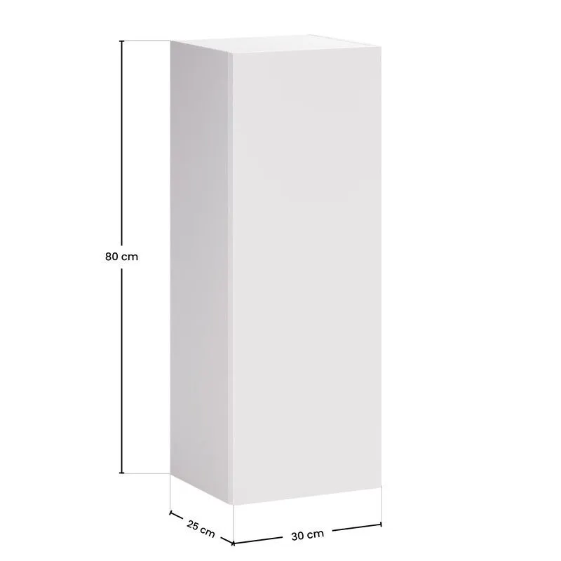 Szafka łazienkowa ASTER WHITE 1D 30cm biały mat jednodrzwiowa I sklep meblowy MIRAT. styl SKANDYNAWSKI