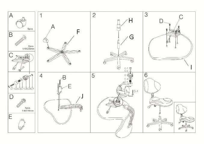 Instrukcja montażu fotela Q-G2
