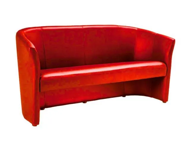 Czerwona sofa do salonu lub do kawiarni TM-3