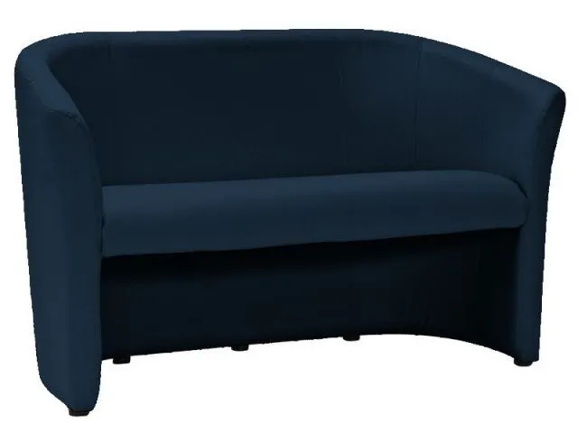 Granatowa sofa dwuosobowa do salonu TM-2