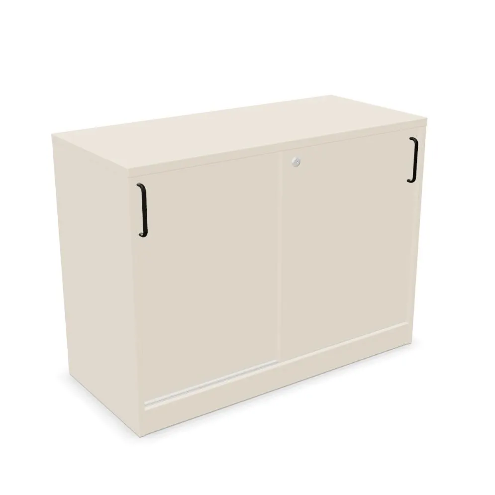 Szafka biurowa przesuwna EASY SPACE CABINET S 1.5-OH 100cm kaszmirowa zamykana I sklep meblowy MIRAT.