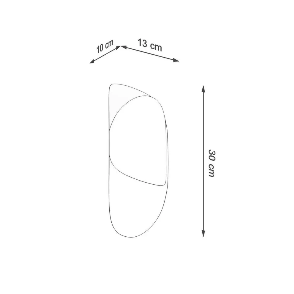 Kinkiet TEAR czarny | sklep MIRAT  kolekcja tear