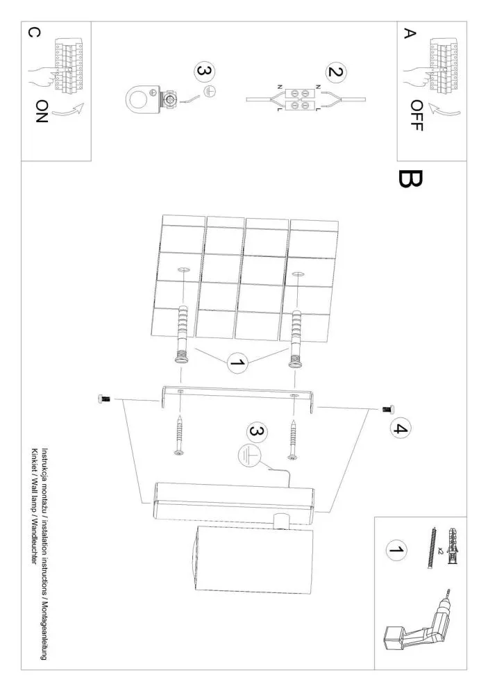 Kinkiet UTTI czarny | sklep MIRAT  kolekcja utti