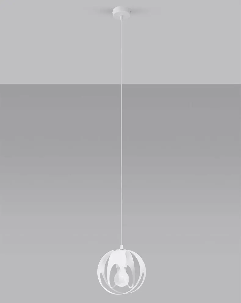 Lampa wisząca TULOS 1 biała | sklep MIRAT  kolekcja tulos
