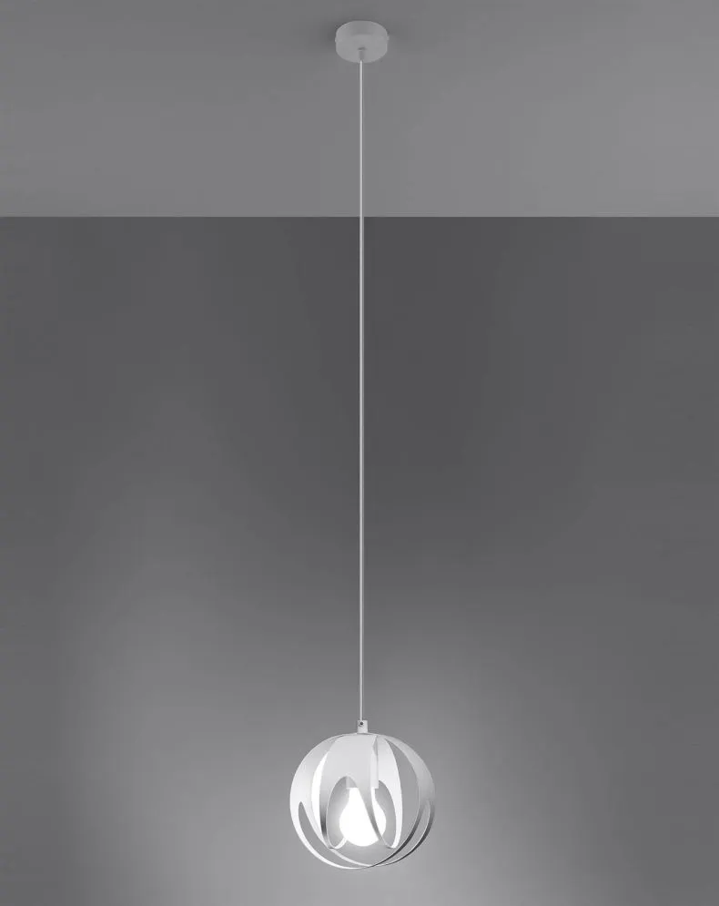 Lampa wisząca TULOS 1 biała | sklep MIRAT  kolekcja tulos
