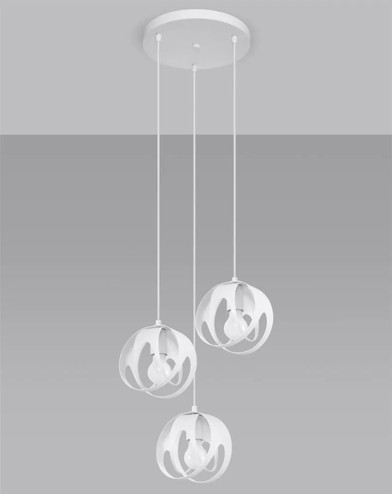 Lampa wisząca TULOS 3P biała | sklep MIRAT  kolekcja tulos