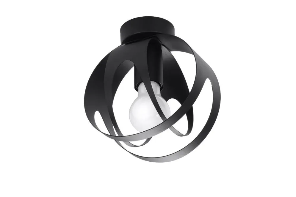 Plafon TULOS czarny | sklep MIRAT  kolekcja tulos