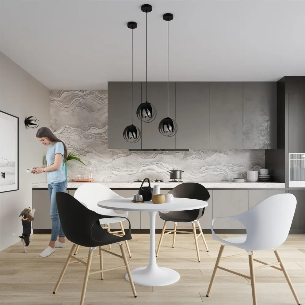 Lampa wisząca TULOS 3P czarna | sklep MIRAT  kolekcja tulos