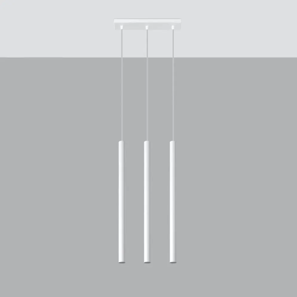 Lampa wisząca PASTELO 3 biała | sklep MIRAT  kolekcja pastelo