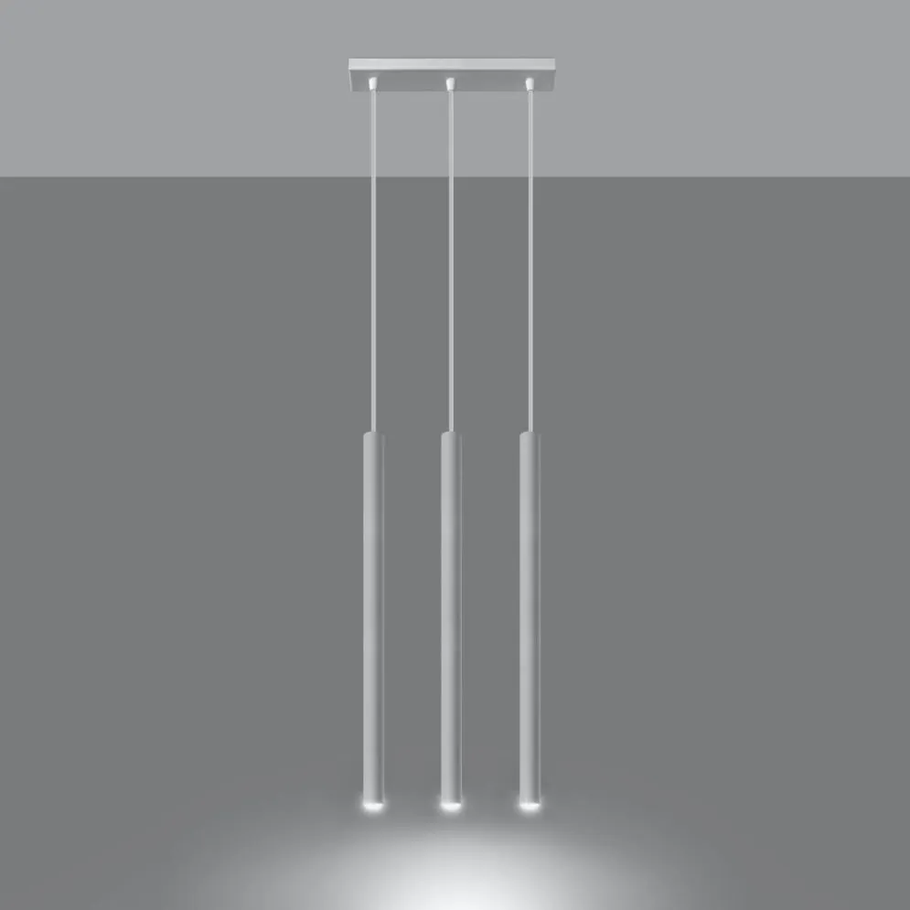 Lampa wisząca PASTELO 3 biała | sklep MIRAT  kolekcja pastelo