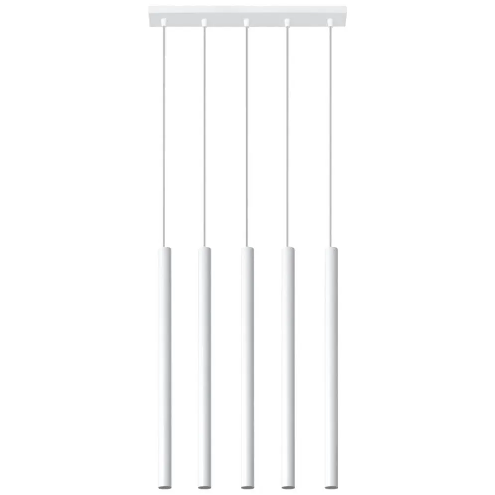 Lampa wisząca PASTELO 5 biała | sklep MIRAT kolekcja pastelo