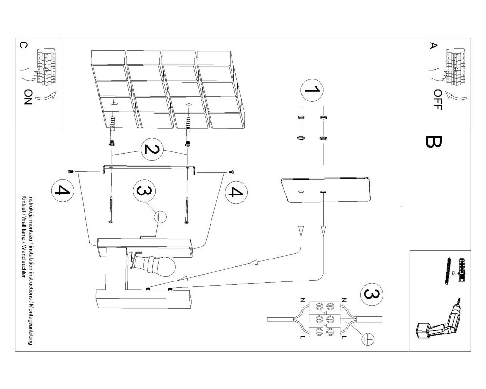 Kinkiet LAPPO biały | sklep MIRAT  kolekcja lappo