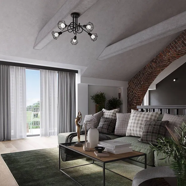 Żyrandol ARTEMIS 5S czarny | sklep MIRAT kolekcja artemis