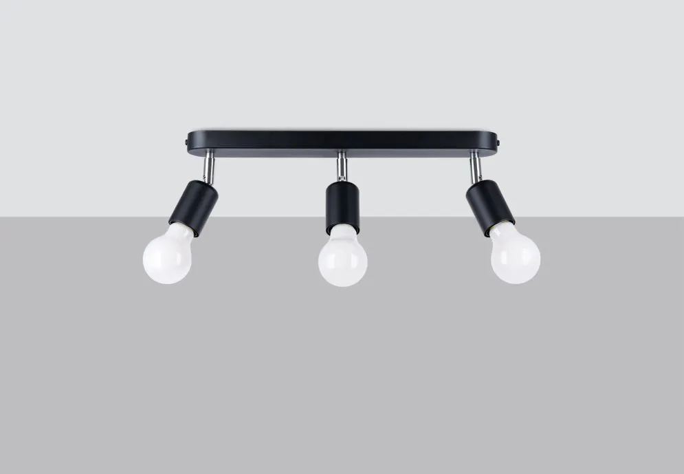 Plafon FORNES 3 czarny | sklep MIRAT kolekcja fornes