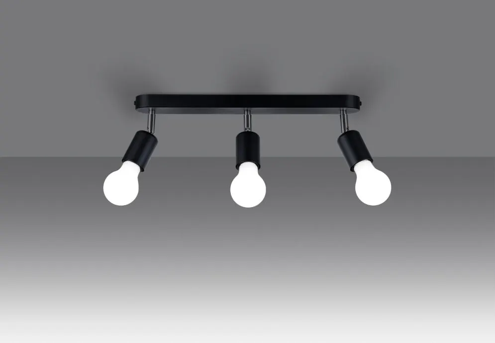 Plafon FORNES 3 czarny | sklep MIRAT kolekcja fornes