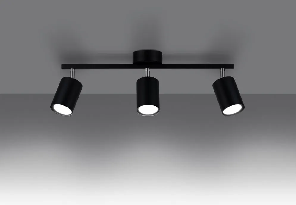Plafon LEMMI 3 czarny | sklep MIRAT  kolekcja lemmi