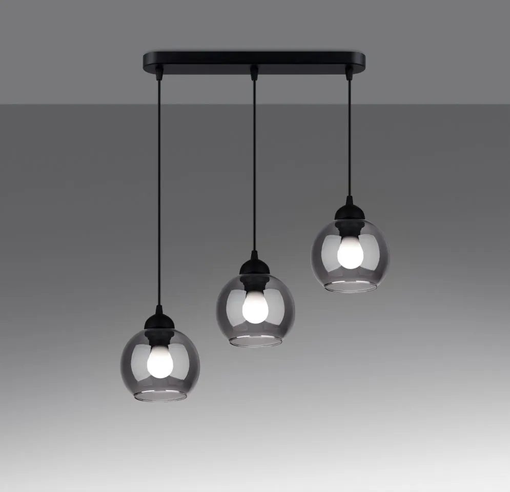 Lampa wisząca ALINO 3 czarna | sklep MIRAT  kolekcja alino