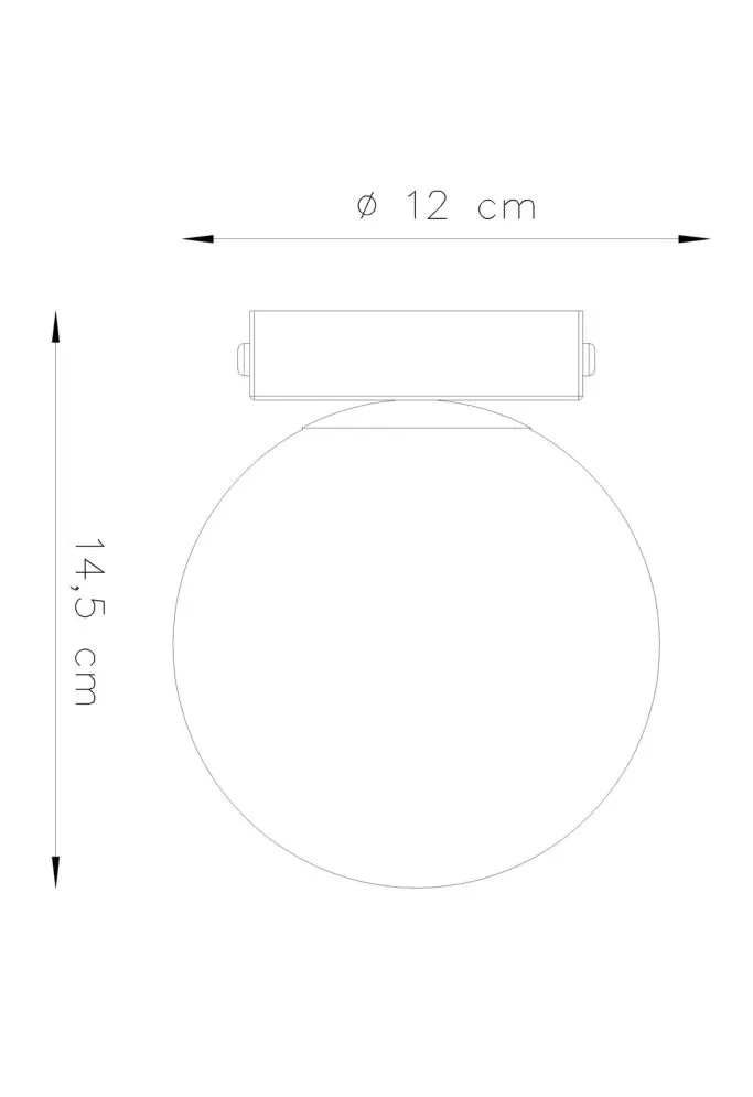 Plafon YOLI 1 biały | sklep MIRAT kolekcja yoli