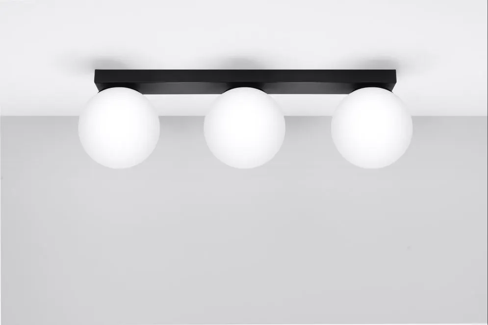 Plafon YOLI 3 czarny | sklep MIRAT  kolekcja yoli