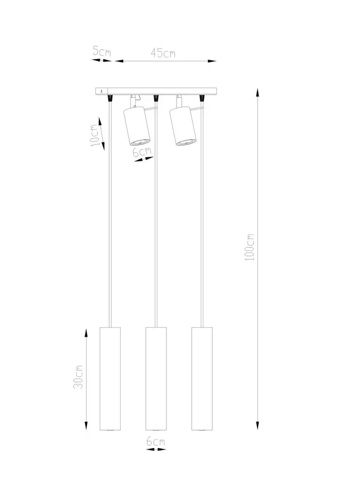 Lampa wisząca RING 3 biały | sklep MIRAT  kolekcja ring