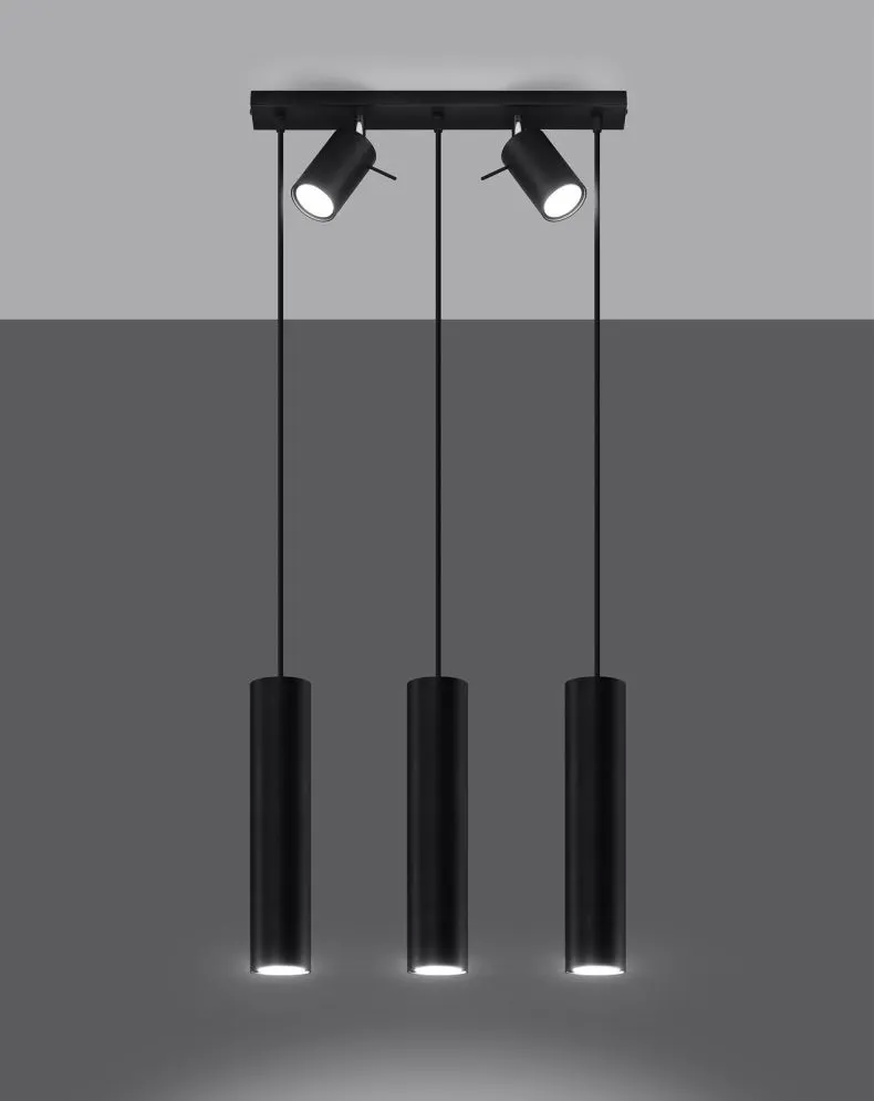 Lampa wisząca RING 3 czarny | sklep MIRAT kolekcja ring