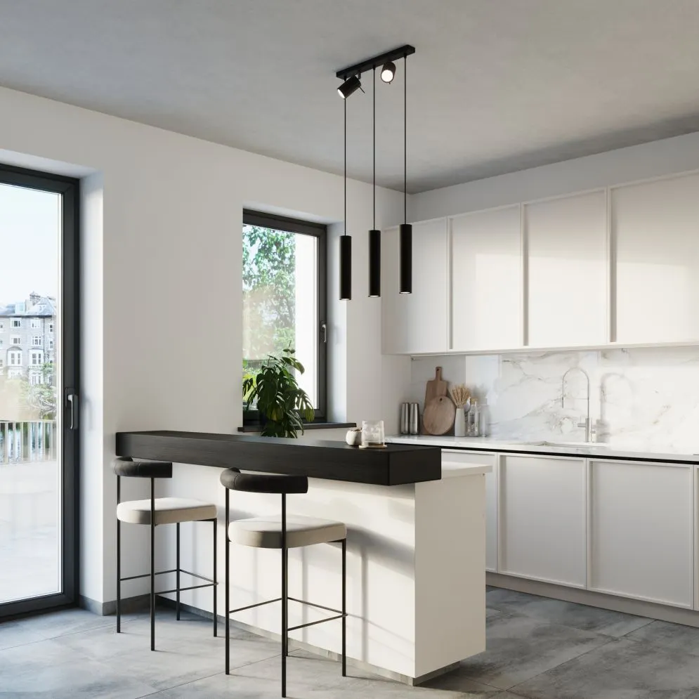 Lampa wisząca RING 3 czarny | sklep MIRAT kolekcja ring