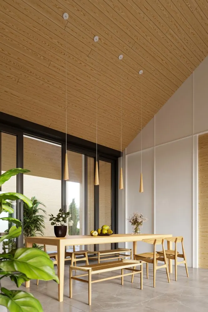 Lampa wisząca SULA 3P naturalne drewno | sklep MIRAT kolekcja sula 3p