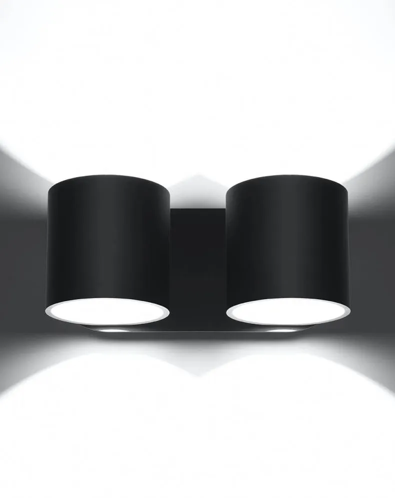 Kinkiet ORBIS 2 czarny | sklep MIRAT  kolekcja orbis