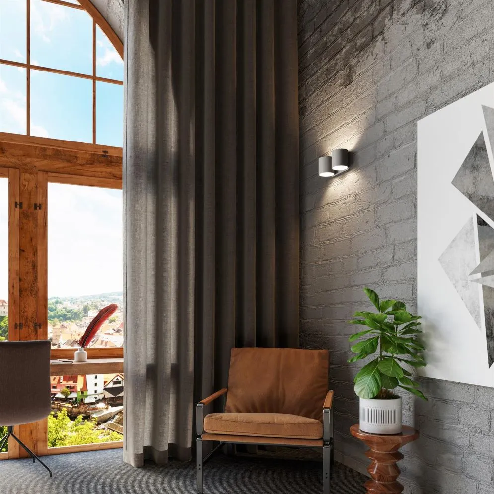 Kinkiet ORBIS 2 szary | sklep MIRAT  kolekcja orbis