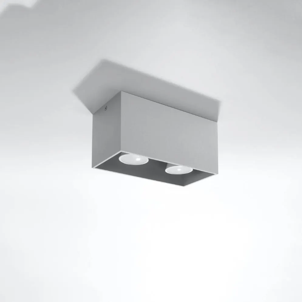 Plafon QUAD MAXI szary | sklep MIRAT  kolekcja quad maxi